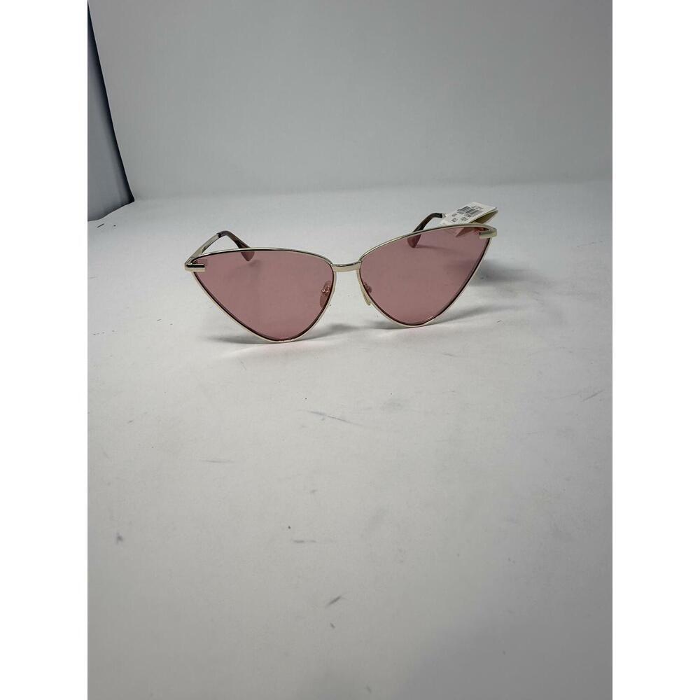 Nero Women’s Gold Frame Pink Lens Cat Eye Sunglasses One Size NWT